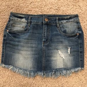 jean skirt